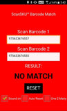 Barcode AB Match & Comparison Check